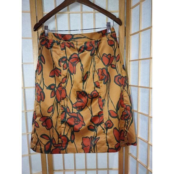 Simply Vera Sz 6 Floral Skirt - Picture 4 of 7